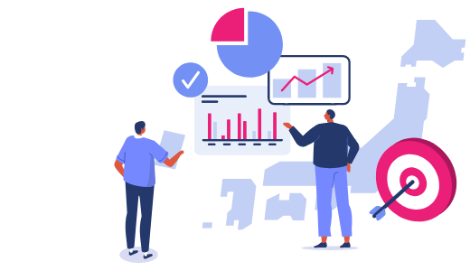 商圏分析とは？成功するための基本手法と活用事例を徹底解説！のイラストイメージ