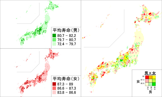 男女 平均寿命