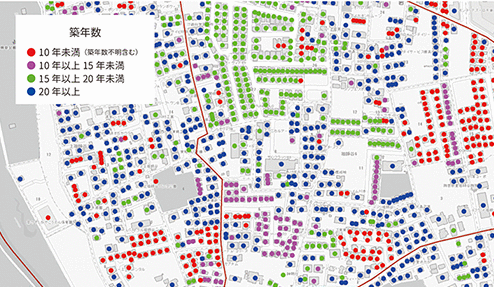 築年数データ：イメージ