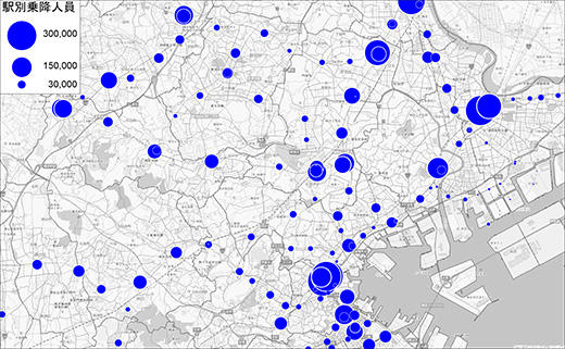 MapInfo® Pro の画面キャプチャ