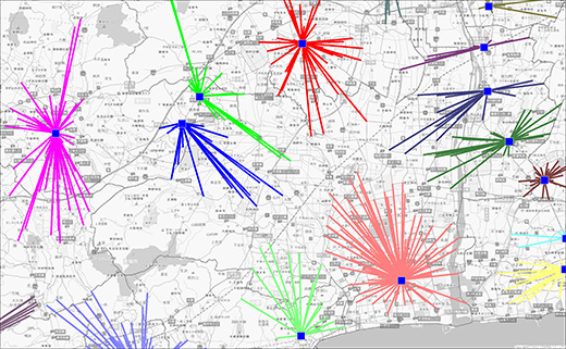 MapInfo® Pro の画面キャプチャ